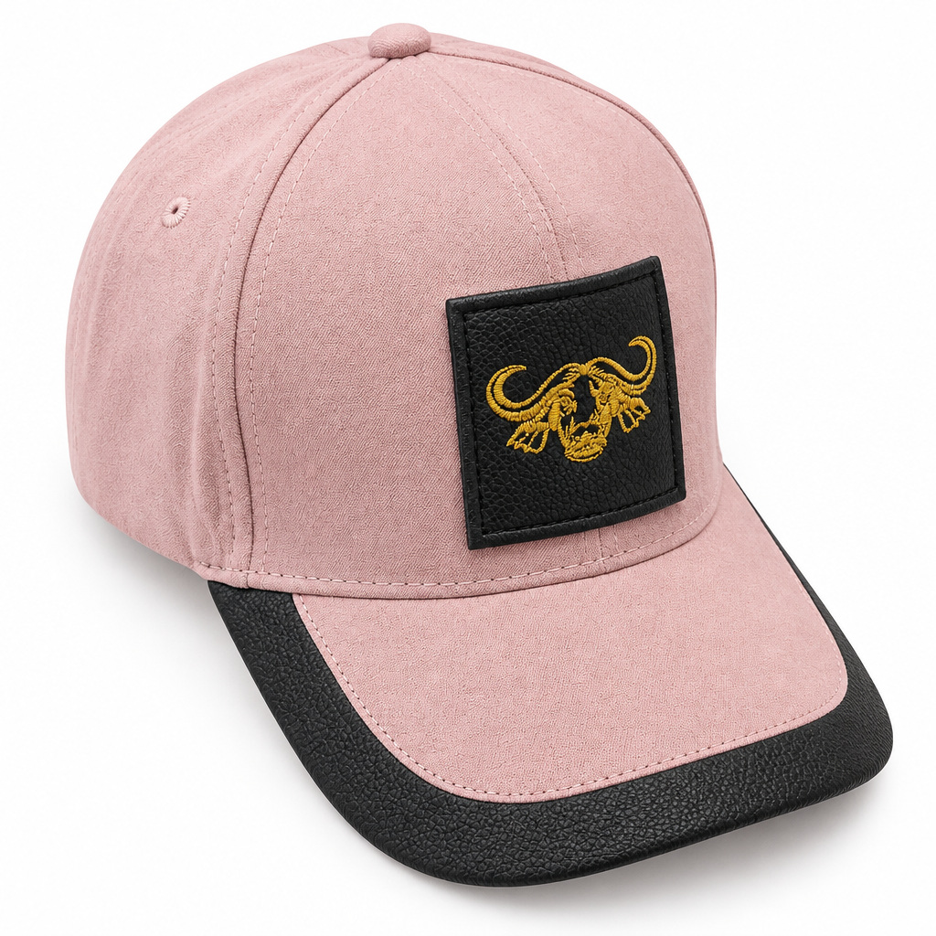 Pink Buffalo Cap — overhead view