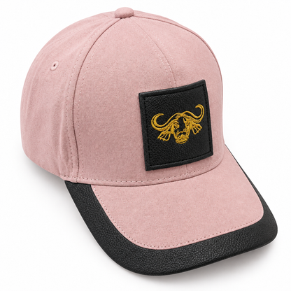 Pink Buffalo Cap — overhead view