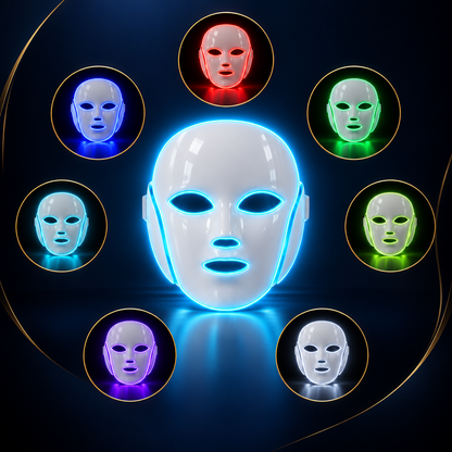 VYORI LumiGlow 7 - all 7 LED colour modes display